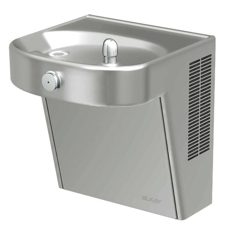 Elkay Stainless Steel Push Button Water Cooler, 8.0 gph - V - TotalRestroom.com