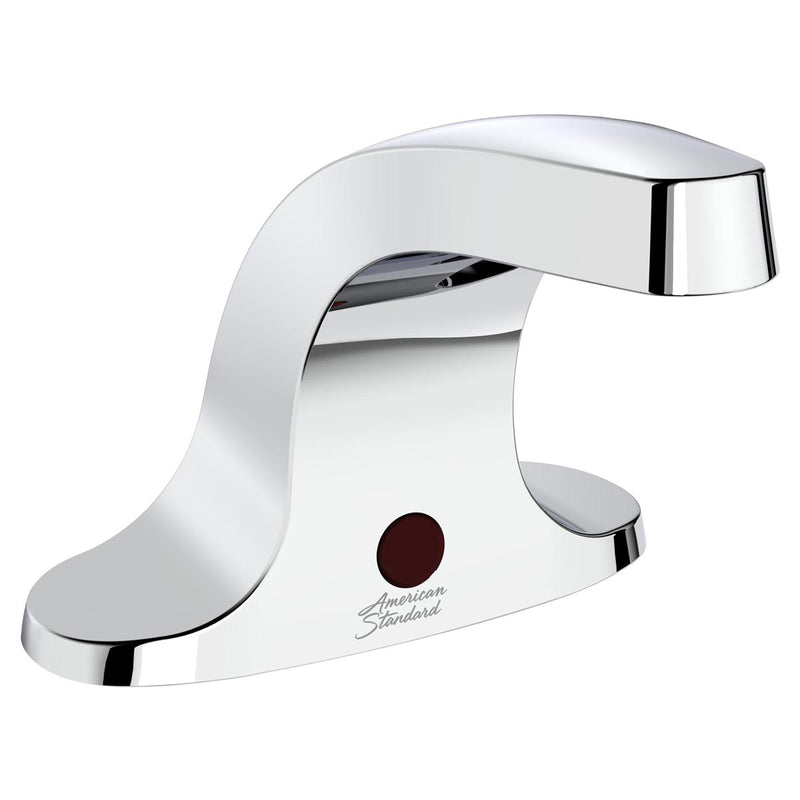 American Standard Chrome, Mid Arc, Bathroom Sink Faucet, Motion Sensor Faucet Activation, 0.35 gpm - 6055204.002