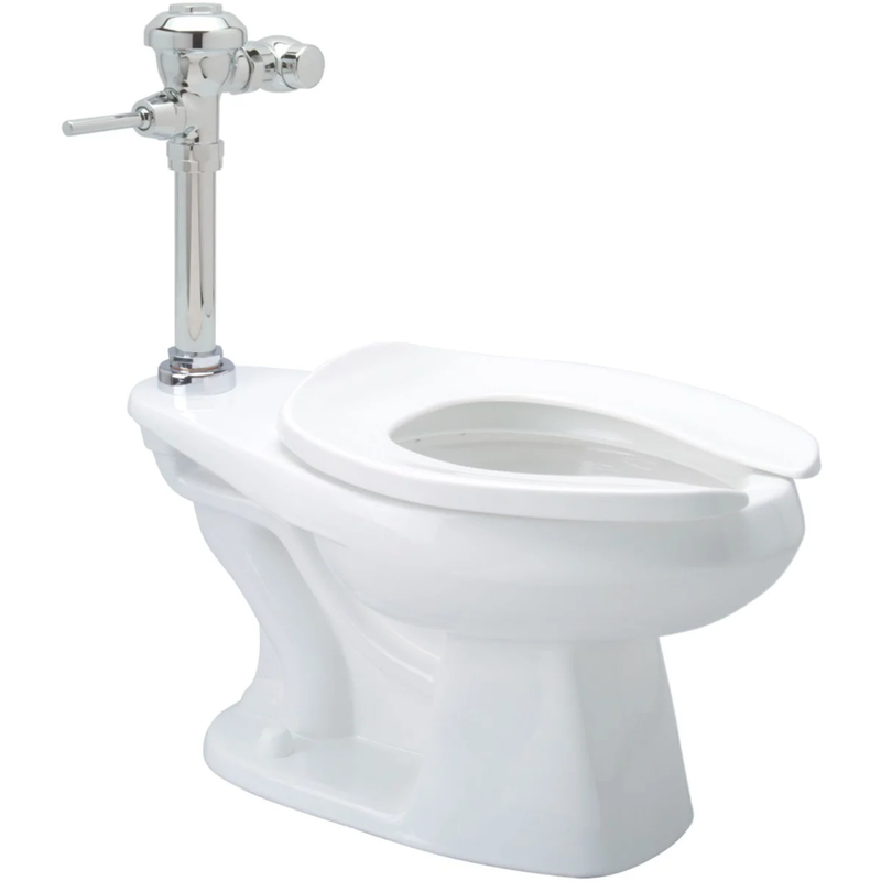 Zurn Z5655.258.00.00.00 One Piece Flushometer Toilet, 1.28 Gallons
