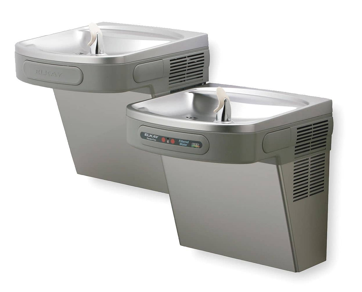 Elkay Stainless Steel Electronic Sensor/Pushbar Water Coole - TotalRestroom.com