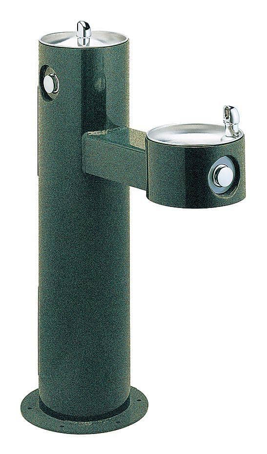 Elkay Evergreen Push Button Drinking Fountain - LK4420EVG - TotalRestroom.com