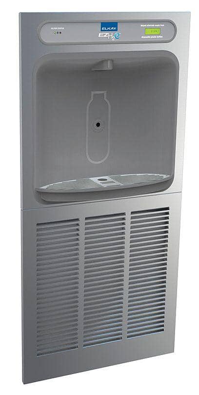 Elkay LZWSM8K Stainless Steel Electronic Sensor Bottle Filling - TotalRestroom.com
