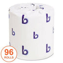 Boardwalk Two-Ply Toilet Paper, Septic Safe, White, 4.5 X 3.75, 500 Sheets/Roll, 96 Rolls/Carton - BWK6150 - TotalRestroom.com