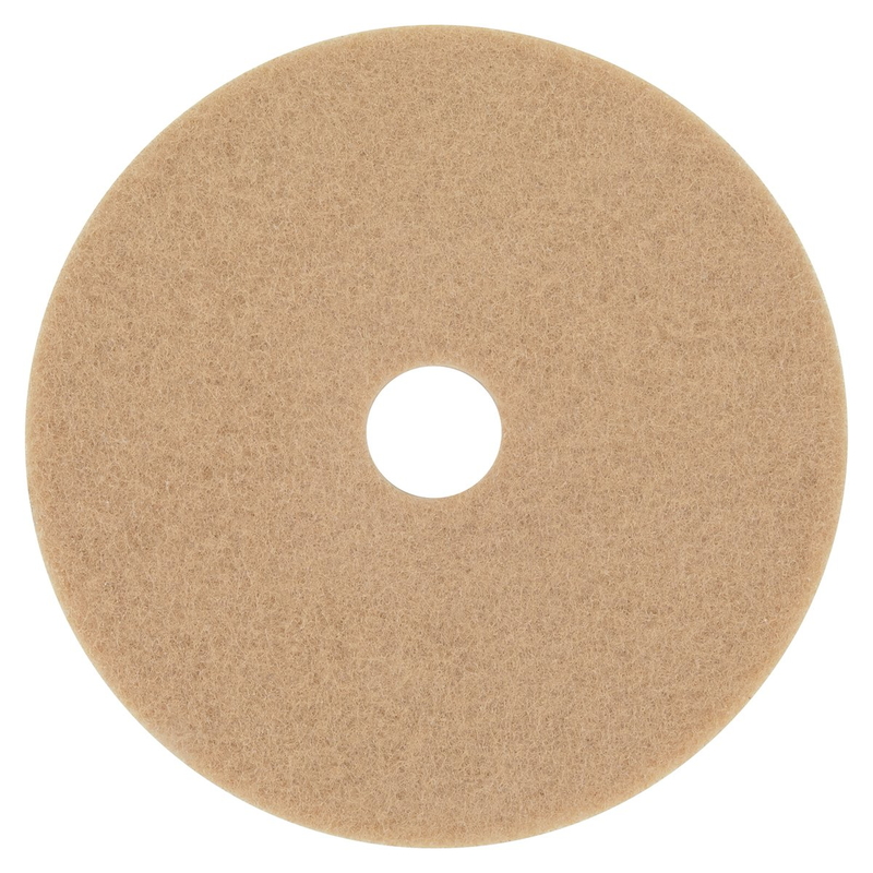3M Ultra High-Speed Floor Burnishing Pads 3400, 21" Diameter, Tan, 5/Carton - MMM05607