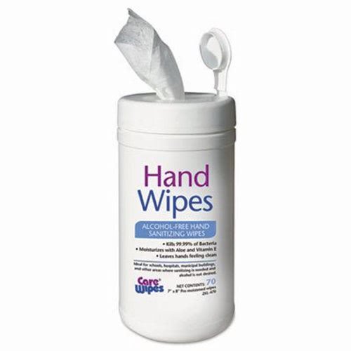 2XL Alcohol Free Hand Sanitizing Wipes, 7 X 8, White - TXL470