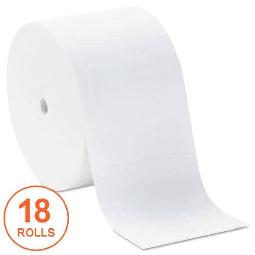 Georgia Pacific Coreless Bath Tissue, Septic Safe, 2-Ply, White, 1125 Sheets/Roll, 18 Rolls/Carton - GPC19372 - TotalRestroom.com