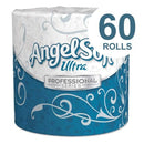 Georgia Pacific Angel Soft Ps Ultra 2-Ply Premium Bathroom Tissue, Septic Safe, White, 400 Sheets Roll, 60/Carton - GPC16560