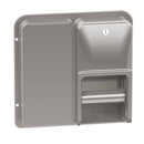 Bradley 5A20 Commercial Toilet Paper Dispenser, Partition-Mounted, Stainless Steel w/ Satin Finish - TotalRestroom.com