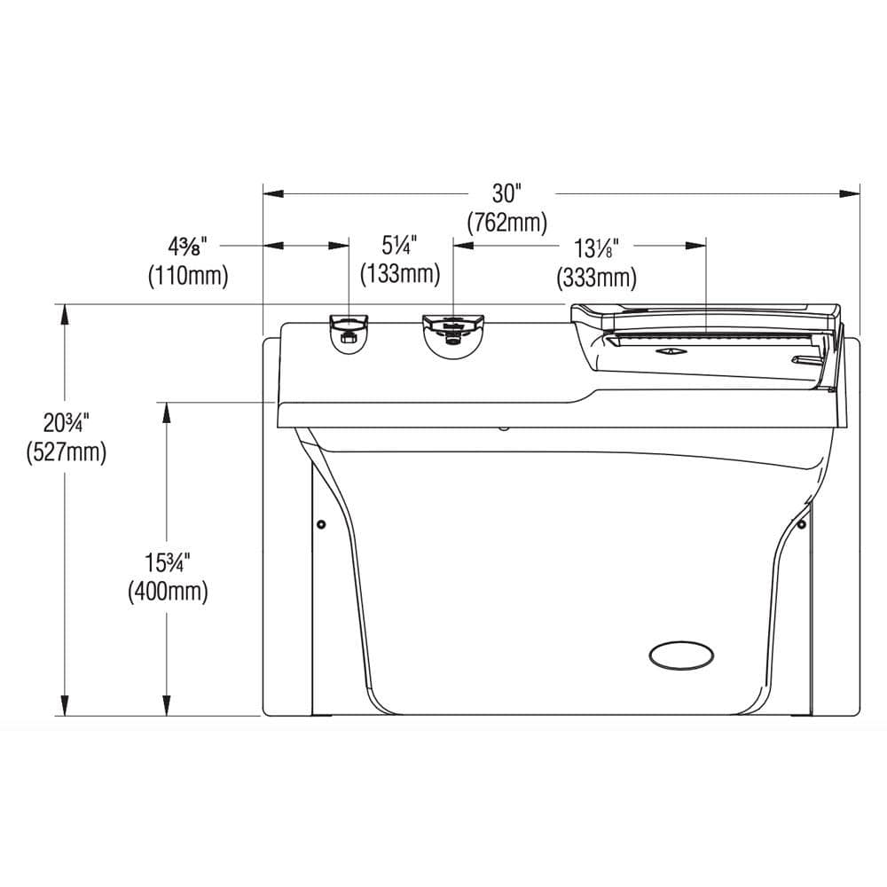 Bradley Advocate 3-in-1 Lavatory System, 1 Station - AV30 - TotalRestroom.com