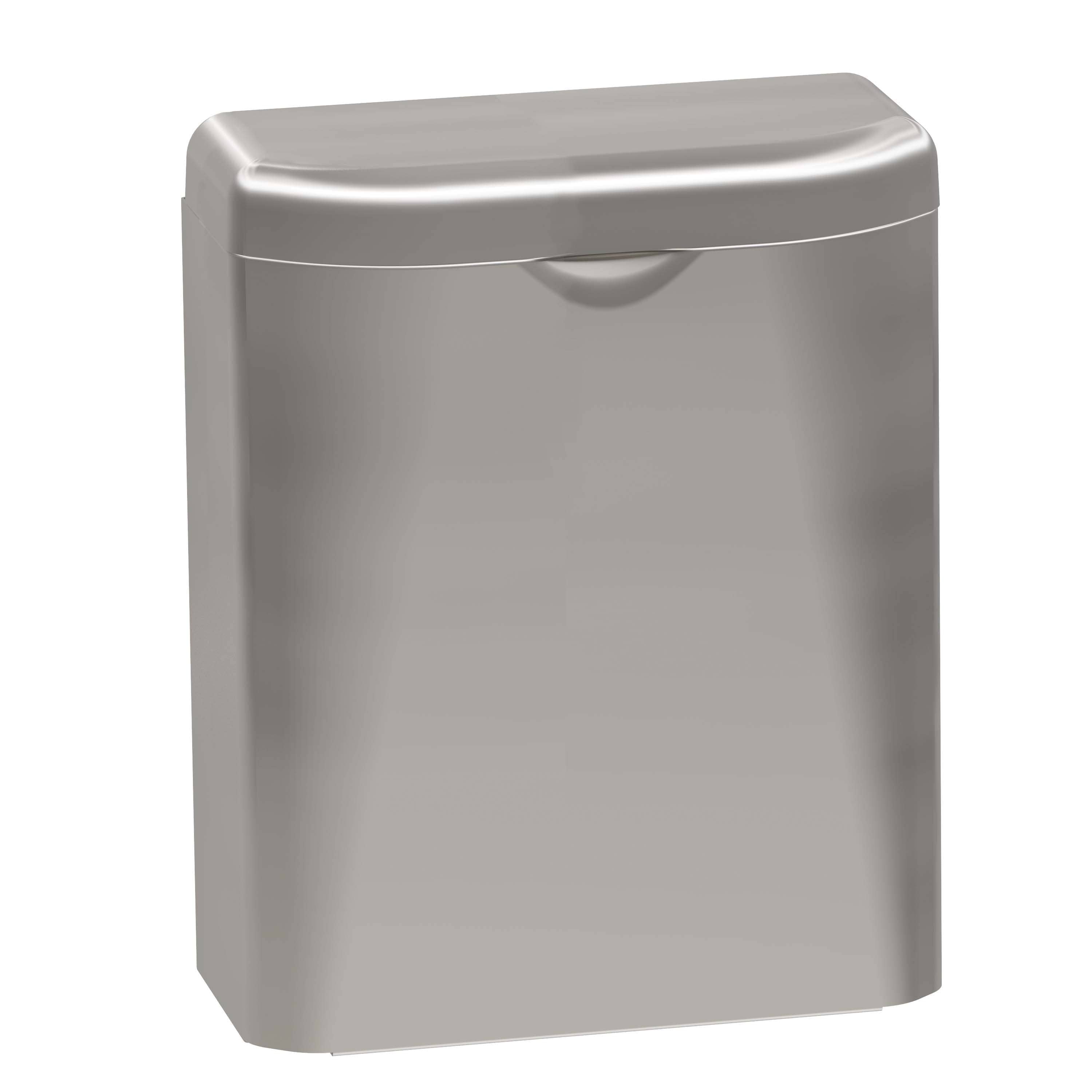 Bradley 4A10-11 Commercial Restroom Sanitary Napkin Disposal, Surface-Mounted, Stainless Steel - TotalRestroom.com