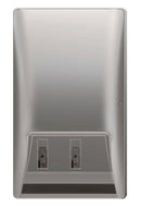 Bradley 4A20-45 Commercial Restroom Sanitary Napkin/ Tampon Dispenser, 25 Cents, Recessed-Mounted, Stainless Steel - TotalRestroom.com