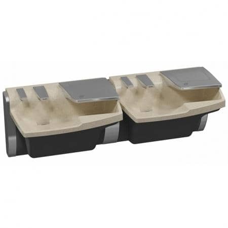 Bradley Advocate 3-in-1 Lavatory System, 2 Station - AV60 - TotalRestroom.com