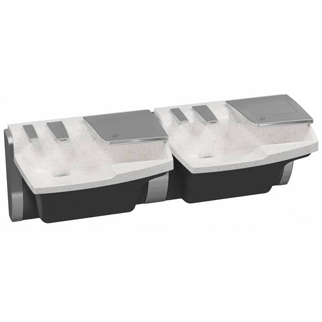 Bradley Advocate 3-in-1 Lavatory System, 2 Station - AV60 - TotalRestroom.com