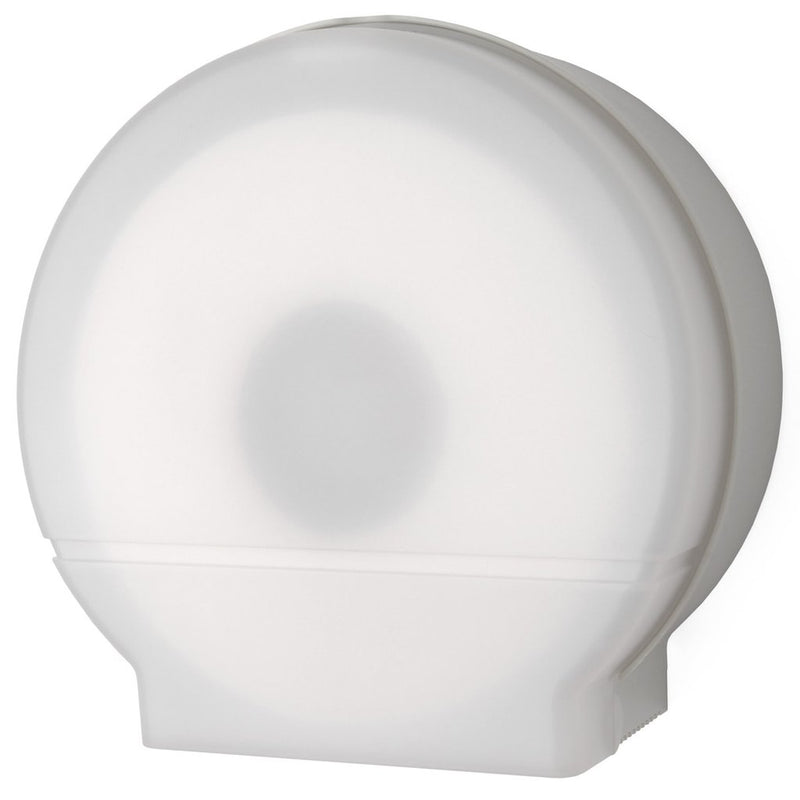 Palmer Fixture Single 9" JRT Dispenser w/2-1/4" mandrel & 3-3/8" adaptor-WH, RD0026-03F