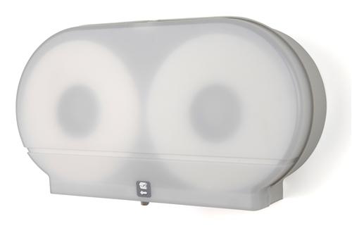 Palmer Fixture Twin 9" JRT Dispenser with a 3-3/8" mandrel-WH, RD0027-03