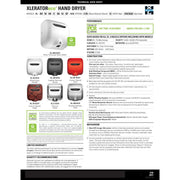 XLERATOReco XL-BW-ECO Hand Dryer (White Thermoset) Excel Dryer