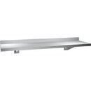ASI 0694-48, Commercial Shelf w/ Backsplash, 5" D x 48" L, Stainless Steel w/ Satin Finish - TotalRestroom.com