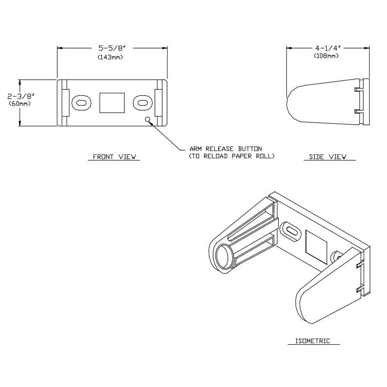 ASI 8010 Commercial Toilet Paper Dispenser, Surface-Mounted, Zinc w/ Chrome Finish - TotalRestroom.com