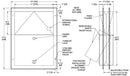 ASI 0472-1 Commercial Restroom Sanitary Napkin Disposal, Partition-Mounted, Stainless Steel - TotalRestroom.com