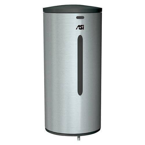 ASI 0360 Commercial Liquid Soap Dispenser, Surface-Mounted, Touch-Free, Stainless Steel - 35 Oz - TotalRestroom.com