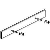 ASI 3919-24, Commercial Grab Bar Anchor Plate for ASI Models 3100 & 3200 Series for 24" Bar - TotalRestroom.com