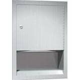 ASI 0457-9 Commercial Paper Towel Dispenser, Surface-Mounted, Stainless Steel - TotalRestroom.com