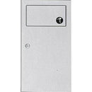 ASI 6471 Commercial Restroom Sanitary Napkin Disposal, Recessed-Mounted, Stainless Steel - TotalRestroom.com