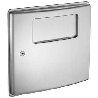 ASI 20470 Commercial Restroom Sanitary Napkin Disposal, Roval-Recessed-Mounted, Stainless Steel - TotalRestroom.com