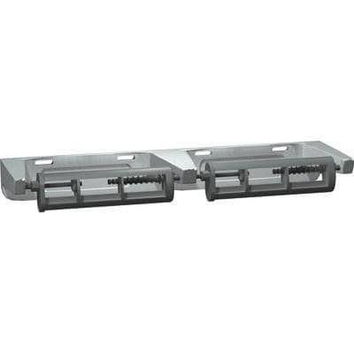 ASI 0264-12 Commercial Double Roll Toilet Paper Dispenser w/ Theft Resistant Spindle, Surface-Mounted, Metal - TotalRestroom.com