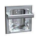 ASI 0410-Z Soap Dish, Recessed w/Round Bar, Chrome Plated Zamak - TotalRestroom.com