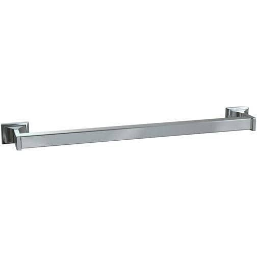 ASI 7355-18B Towel Bar, 24" Length, Surface-Mounted, Square, Stainless Steel w/ Satin Finish - TotalRestroom.com
