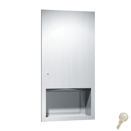 ASI 6452 Commercial Paper Towel Dispenser, Recessed-Mounted, Stainless Steel