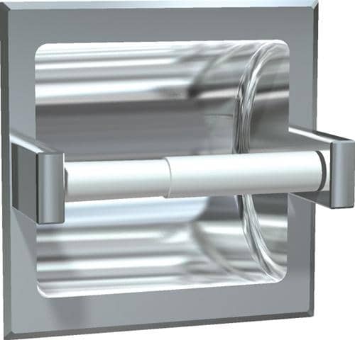 ASI 7402-SD Commercial Toilet Paper Dispenser, Recessed-Mounted, Stainless Steel w/ Satin Finish - TotalRestroom.com
