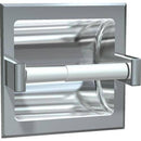 ASI 7402-BD Commercial Toilet Paper Dispenser, Recessed-Mounted, Stainless Steel w/ Satin Finish - TotalRestroom.com
