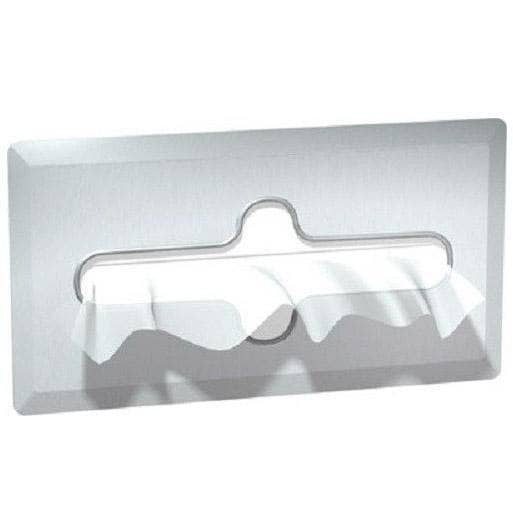 ASI 0259-SS, Facial Tissue Dispenser, 11-11/16" L x 6-3/8" W, Recessed-Mounted, Stainless Steel - TotalRestroom.com