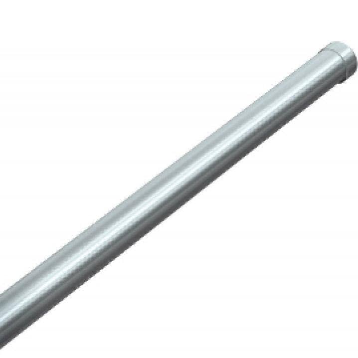 ASI 1224-C18 Heavy-Duty Shower Curtain Rod, 1" Diameter x 18" Length, Stainless Steel - TotalRestroom.com