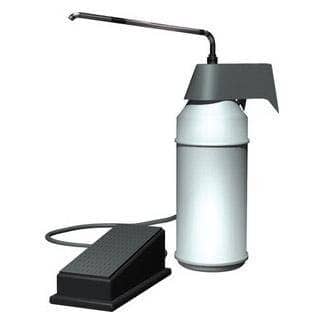 ASI 0349 Commercial Foot Operated Liquid Soap Dispenser, Countertop Mounted, Manual-Push, Plastic - 4