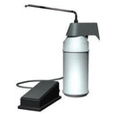 ASI 0349 Commercial Foot Operated Liquid Soap Dispenser, Countertop Mounted, Manual-Push, Plastic - 4" Spout Length - TotalRestroom.com