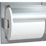 ASI 7402-HSD Toilet Tissue Holder - Single, Hooded - Satin Stainless Steel - Dry Wall (ASI 39 Dry Wall Clamp & ASI R-009 Theft Resistant Spindles Not Included - Please Order Separately as Needed)