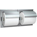 ASI 74022-HS-W Commercial Toilet Paper Dispenser w/ Hood, Recessed-Mounted, Stainless Steel w/ Satin Finish - TotalRestroom.com