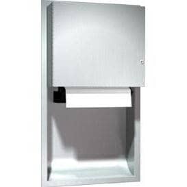 ASI 045224 Commercial Paper Towel Dispenser, Recessed-Mounted, Stainless Steel - TotalRestroom.com