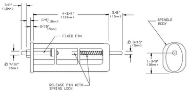 ASI R-002 Commercial Theft Resistant Spindle - TotalRestroom.com