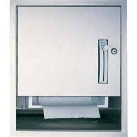 ASI 04523-6Commercial Paper Towel Dispenser, Semi-Recessed-Mounted, Stainless Steel - TotalRestroom.com