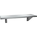 ASI 0692-812 Commercial Restroom Shelf, 8" D x 12" L, Stainless Steel w/ Satin Finish - TotalRestroom.com