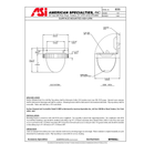 ASI 8095, Ash Urn,  Smoking Receptacle, Surface Mounted