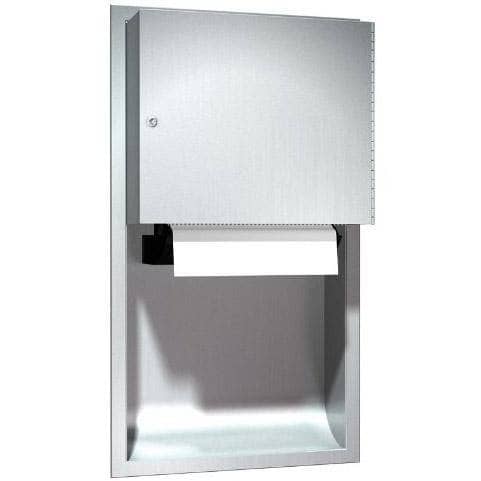 ASI 045224A Automatic Commercial Paper Towel Dispenser, Recessed-Mounted, Stainless Steel - TotalRestroom.com