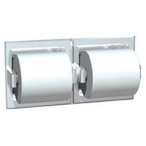 ASI 74022-B-W Commercial Toilet Paper Dispenser, Recessed-Mounted, Stainless Steel w/ Bright-Polished Finish - TotalRestroom.com