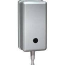 ASI 0346 Commercial Liquid Soap Dispenser, Surface-Mounted, Manual-Push, Stainless Steel - 40 Oz - TotalRestroom.com