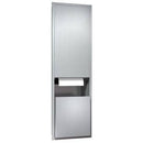 ASI 046921 Combination Commercial Paper Towel Dispenser/Waste Receptacle, Recessed-Mounted, Stainless Steel - TotalRestroom.com