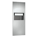 ASI 64696A Combination Commercial Paper Towel Dispenser/Waste Receptacle, Recessed-Mounted, Stainless Steel - TotalRestroom.com